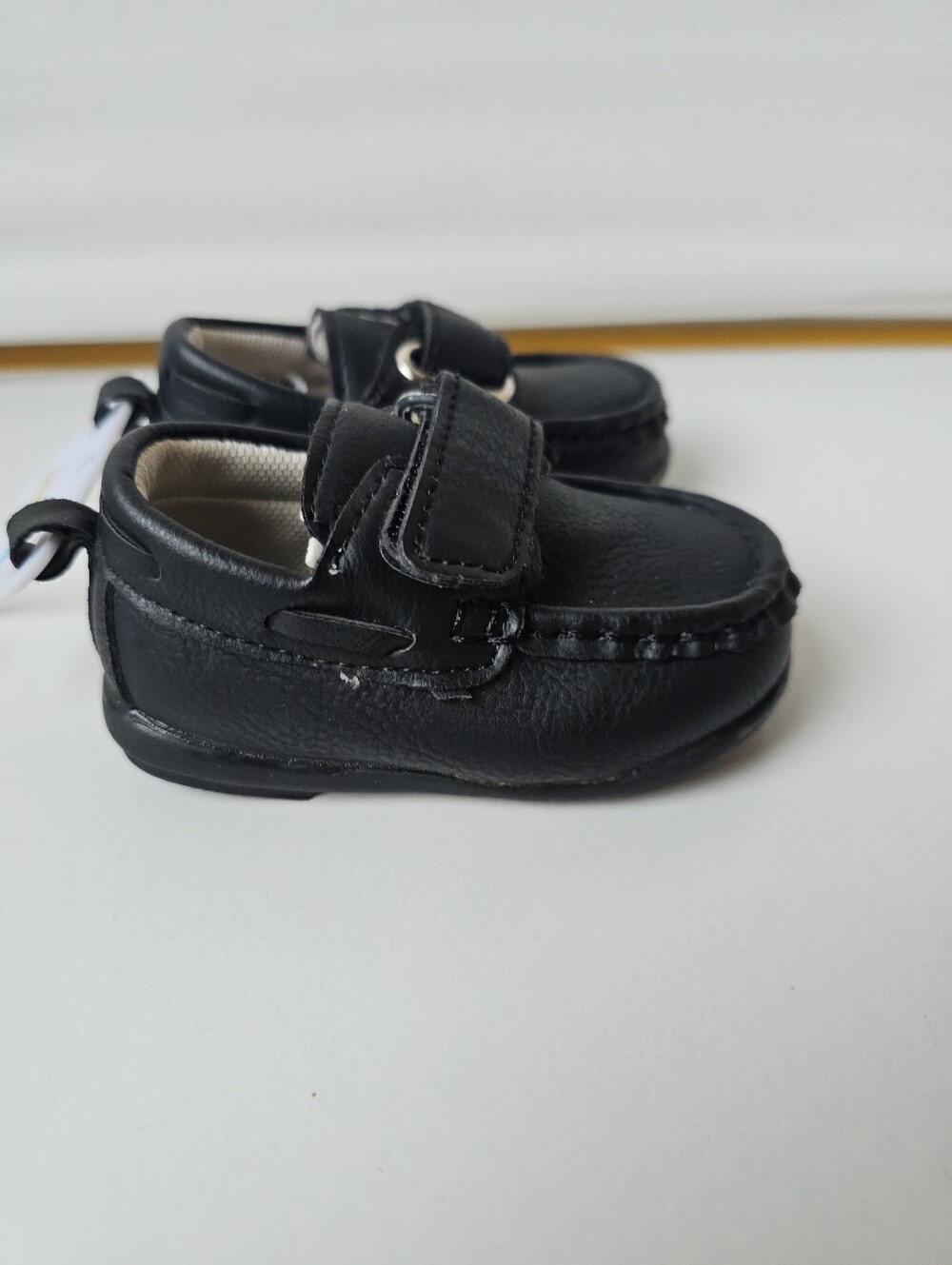 Tender Toes Black Baby Loafers Dress Shoes Size 3 NWT